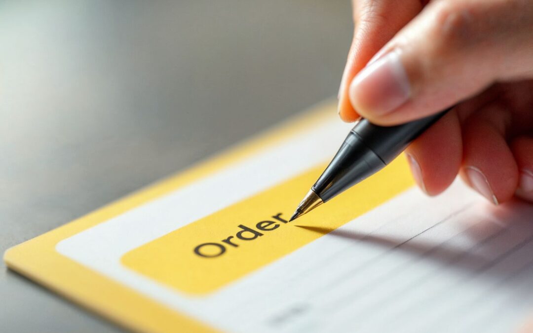 Blocos de pedido personalizados